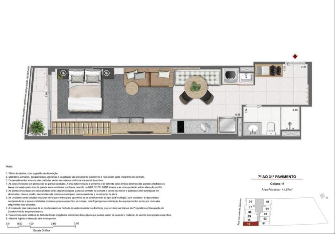 Apartamento Skylux Apto 2109